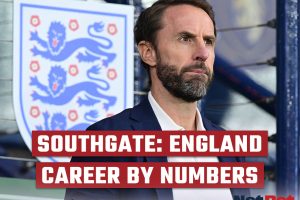 Gareth Southgate's England Career by Numbers