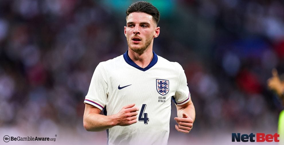 England midfielder Declan Rice